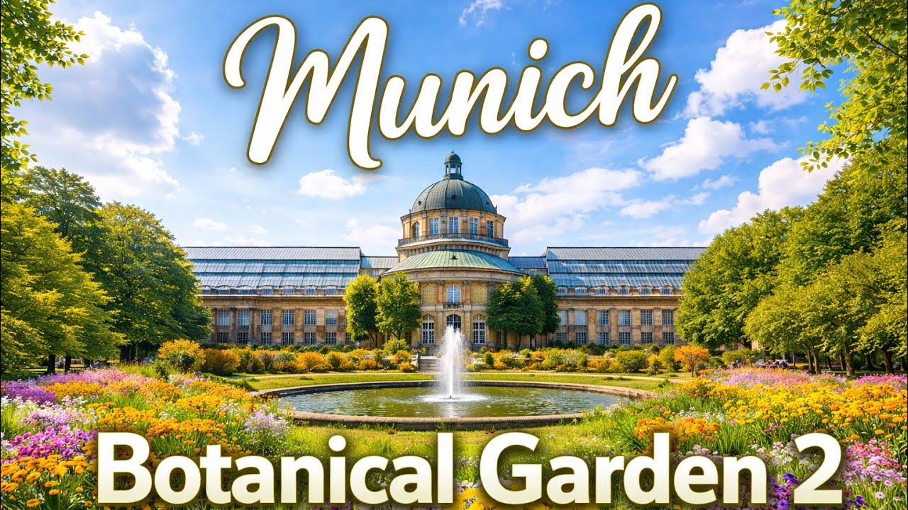 A Dreamy Walk in Munich's Botanical Garden 🌿 | Relaxing Nature Tour