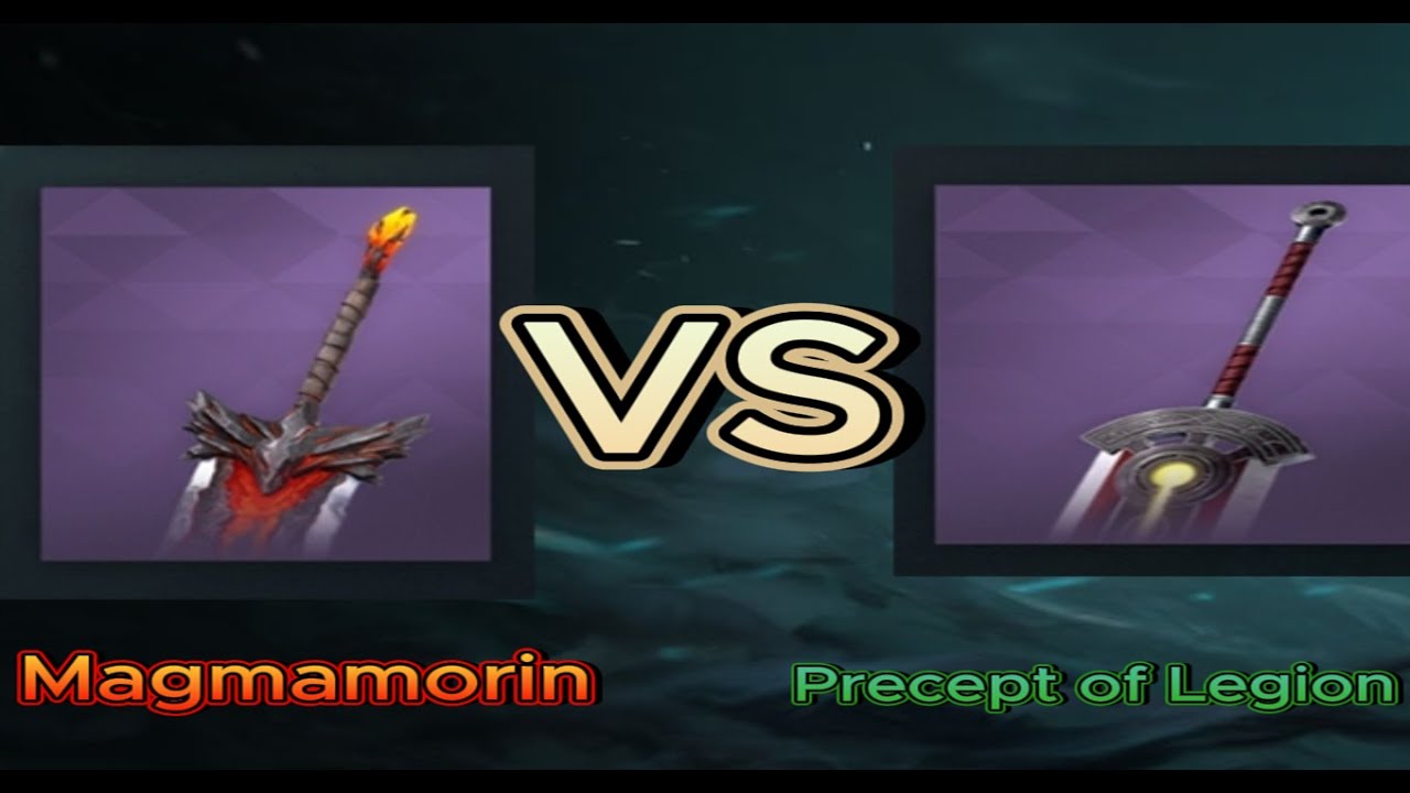 Shadow Fight Arena which one Epic Weapon Marcus is better? Magmaroin or Precept of the Legion #sfa