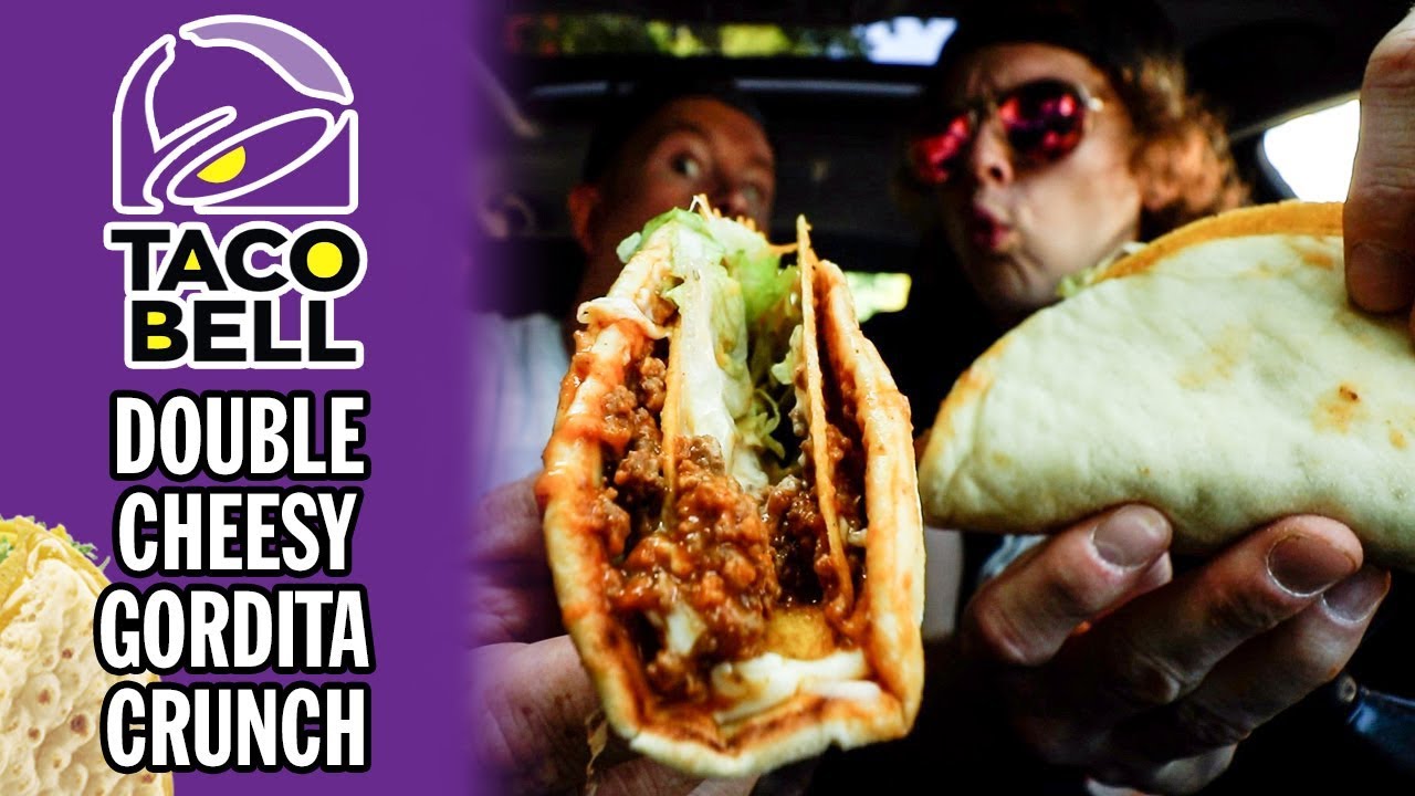 Taco Bell's DOUBLE Cheesy Gordita Crunch Food Review