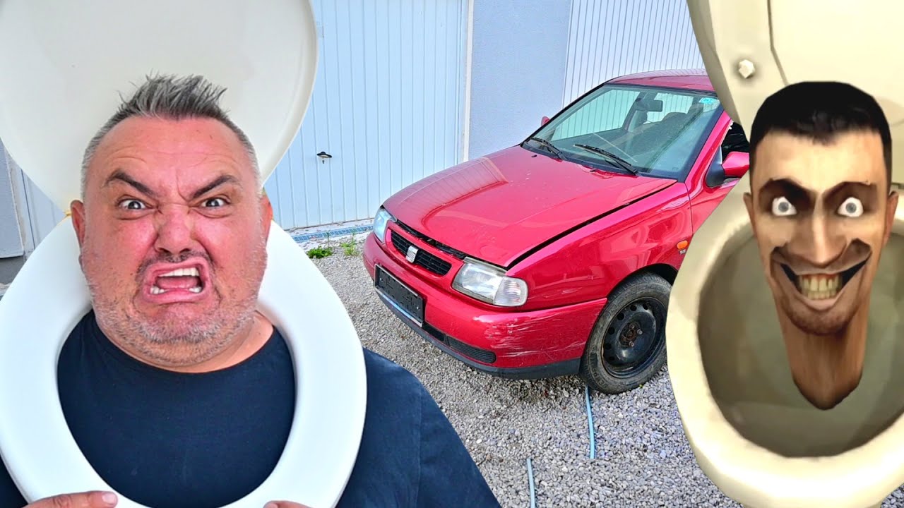 Skibidi Man VS Car