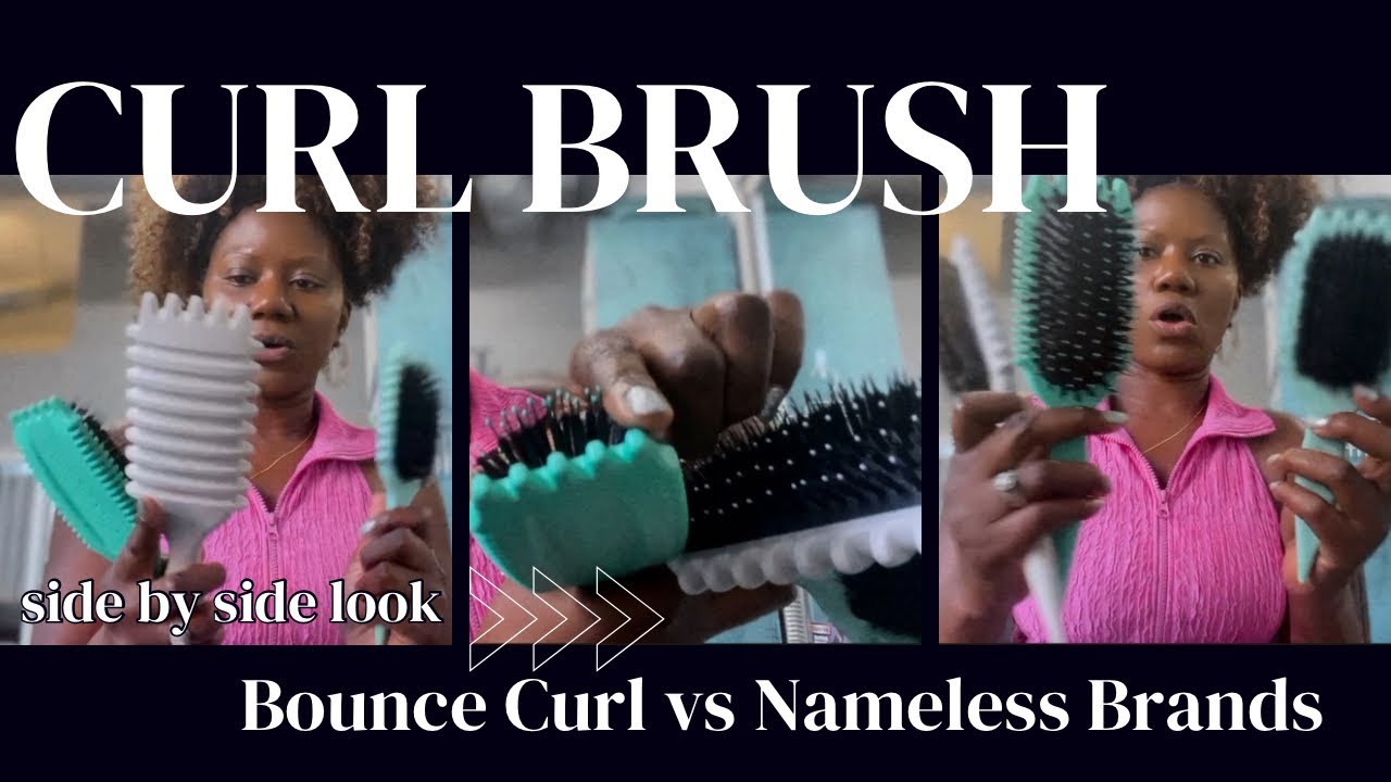 Bounce Curl Brush -vs- Amazon Nameless Brands: UNBOXING, take a look at side by side comparisons.