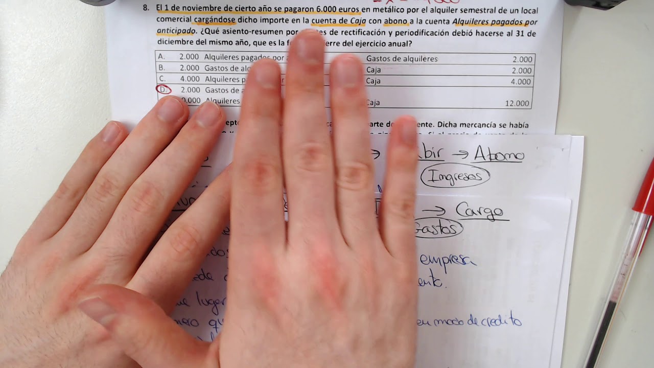 Examen CONTABILIDAD 2018 (Tipo A) UNED | Examen RESUELTO (ADE) Parte 2