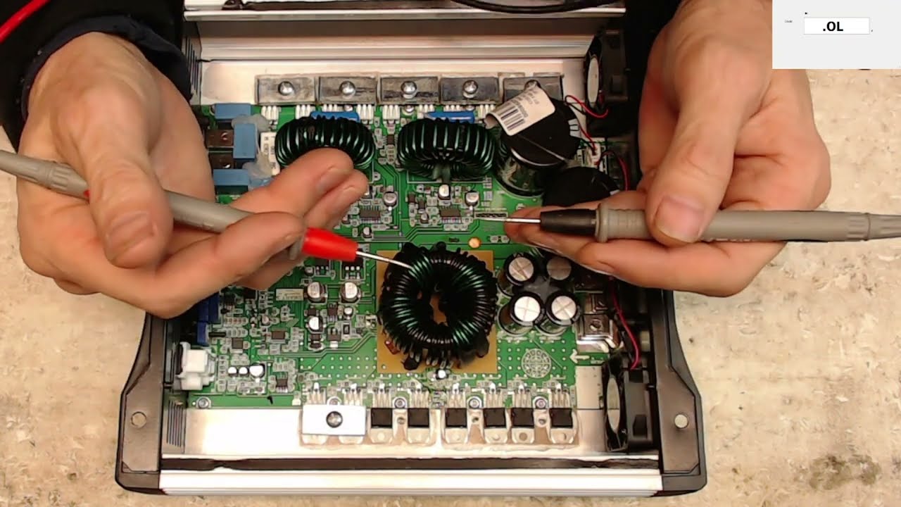 Taramps Smart3 1 to 2 Ohm V2 Amplifier Gate Drive IC Inspection and Replacement