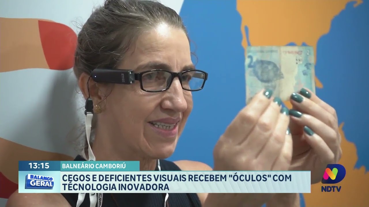Cegos e deficientes visuais recebem óculos com tecnologia inovadora