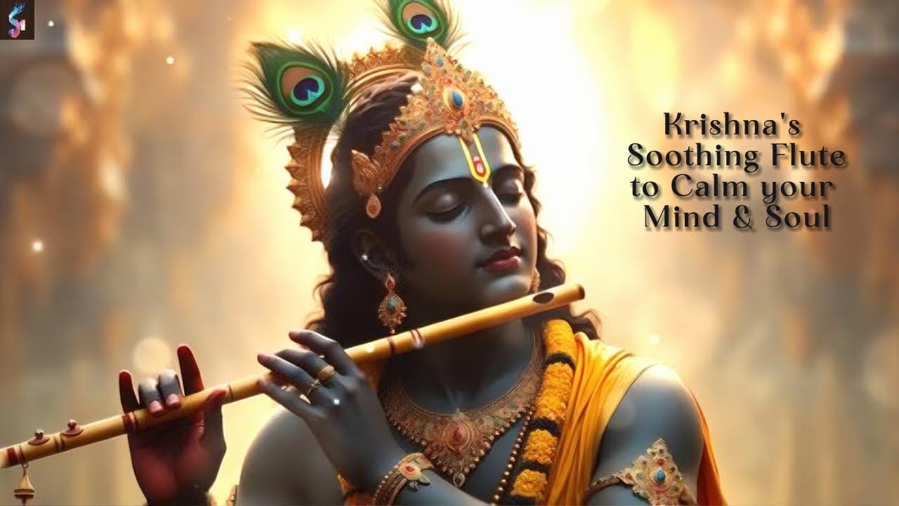 Soothing Krishna Flute Music for Meditation & Stress Relief| Relaxing Flute to remove negativity