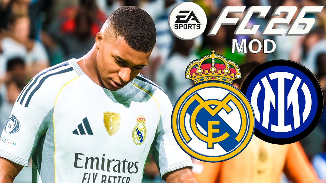 FC 26 REAL MADRID vs INTER MILAN | PS5 PRO GRAPHIC MOD | REALISTIC FC 25 PC MOD
