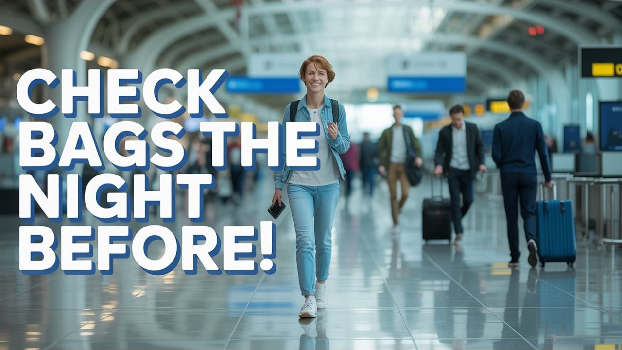Check Bags Night Before Flight? Avoid Airport Chaos! ✈️