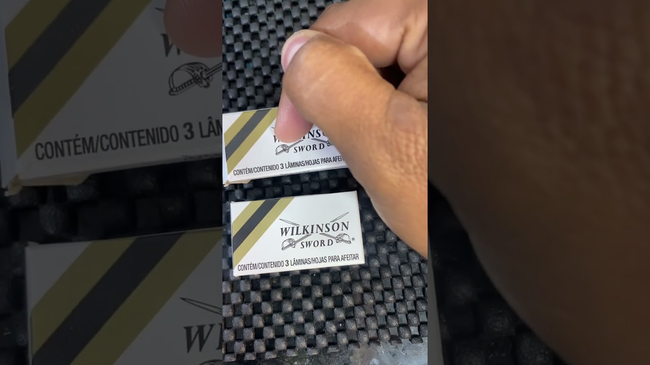 Lâmina wilkinson ORIGINAL vs FALSA