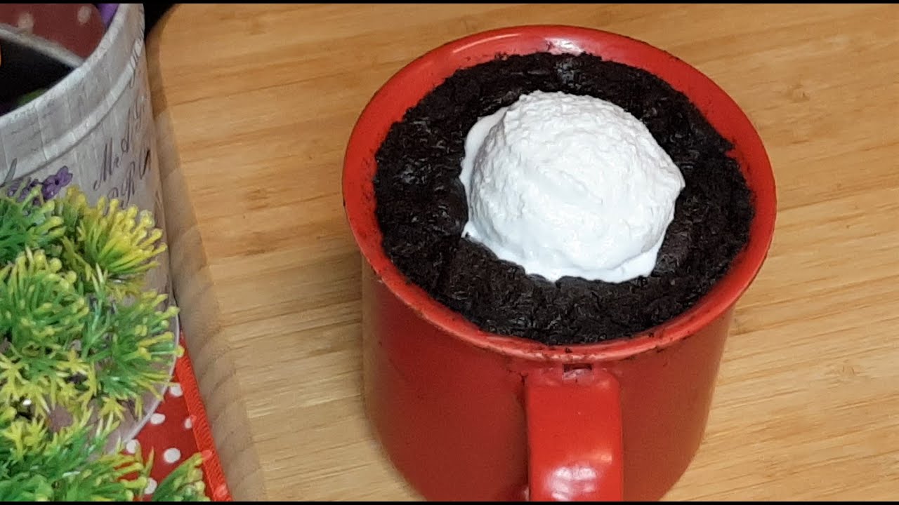 Microwave Chocolate Mug Brownie | No Eggs | The Cooking Block