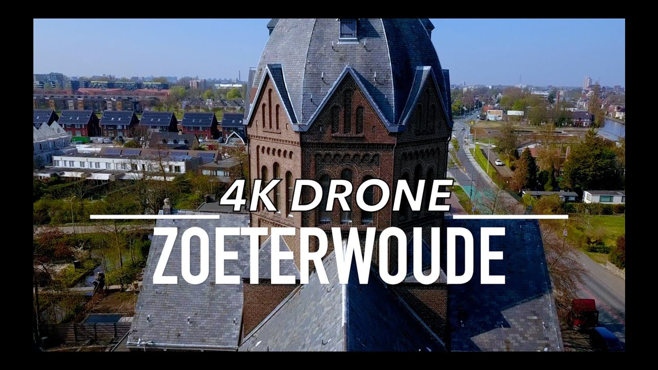 RIJNDIJK ZOETERWOUDE by Drone 4K | Netherlands Nederland