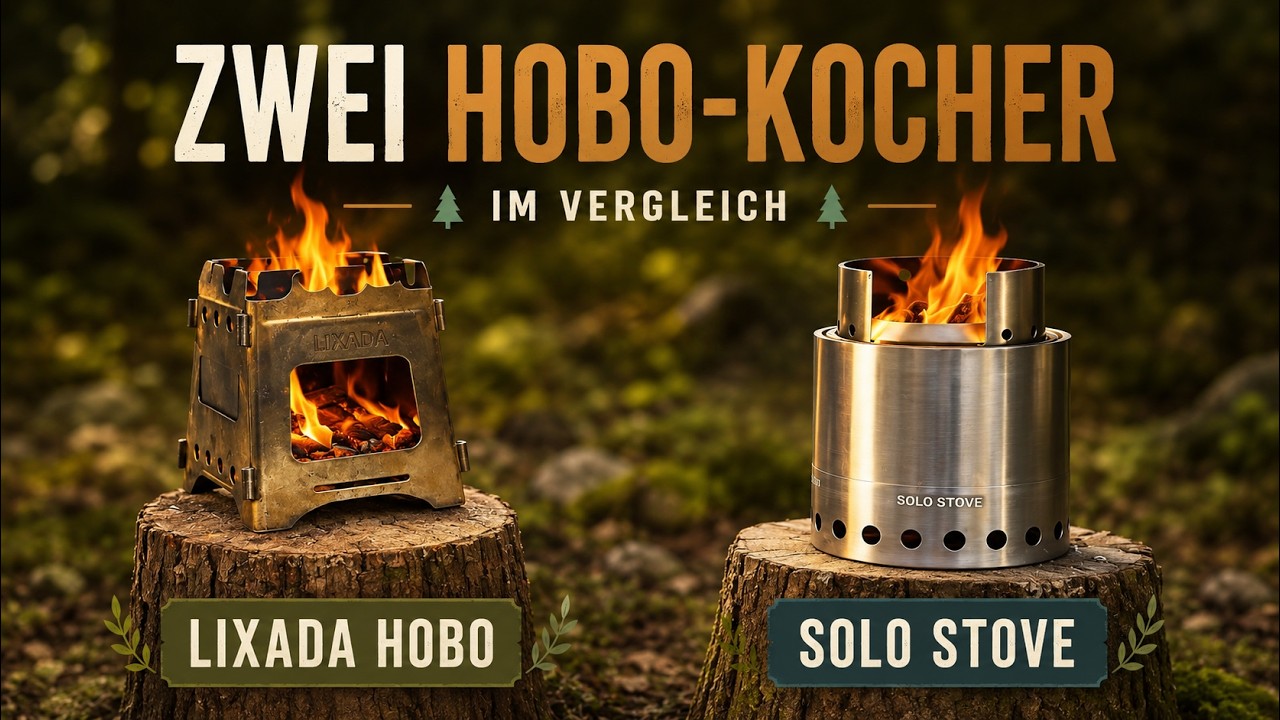 Lixada Hobo und Solo Stove draußen ausprobiert, mein persönlicher Vergleich