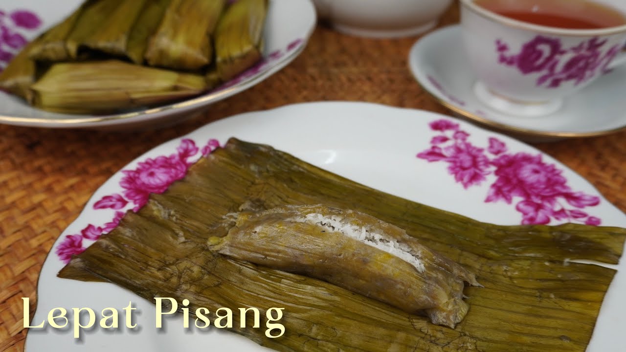 Lepat Pisang lembut, cara mudah dengan sukatan cawan