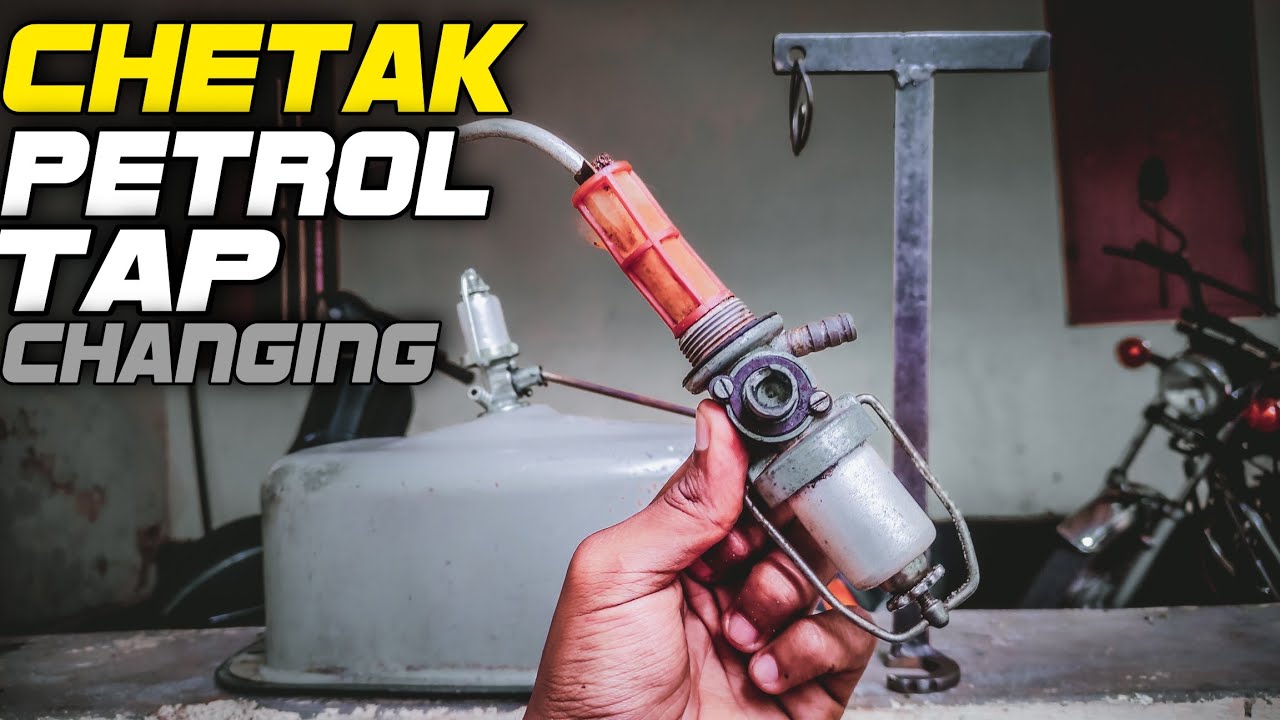 How to change Bajaj Chetak Petrol Tap / Fuel Tap replacement /how to solve Scooter fuel tap problem