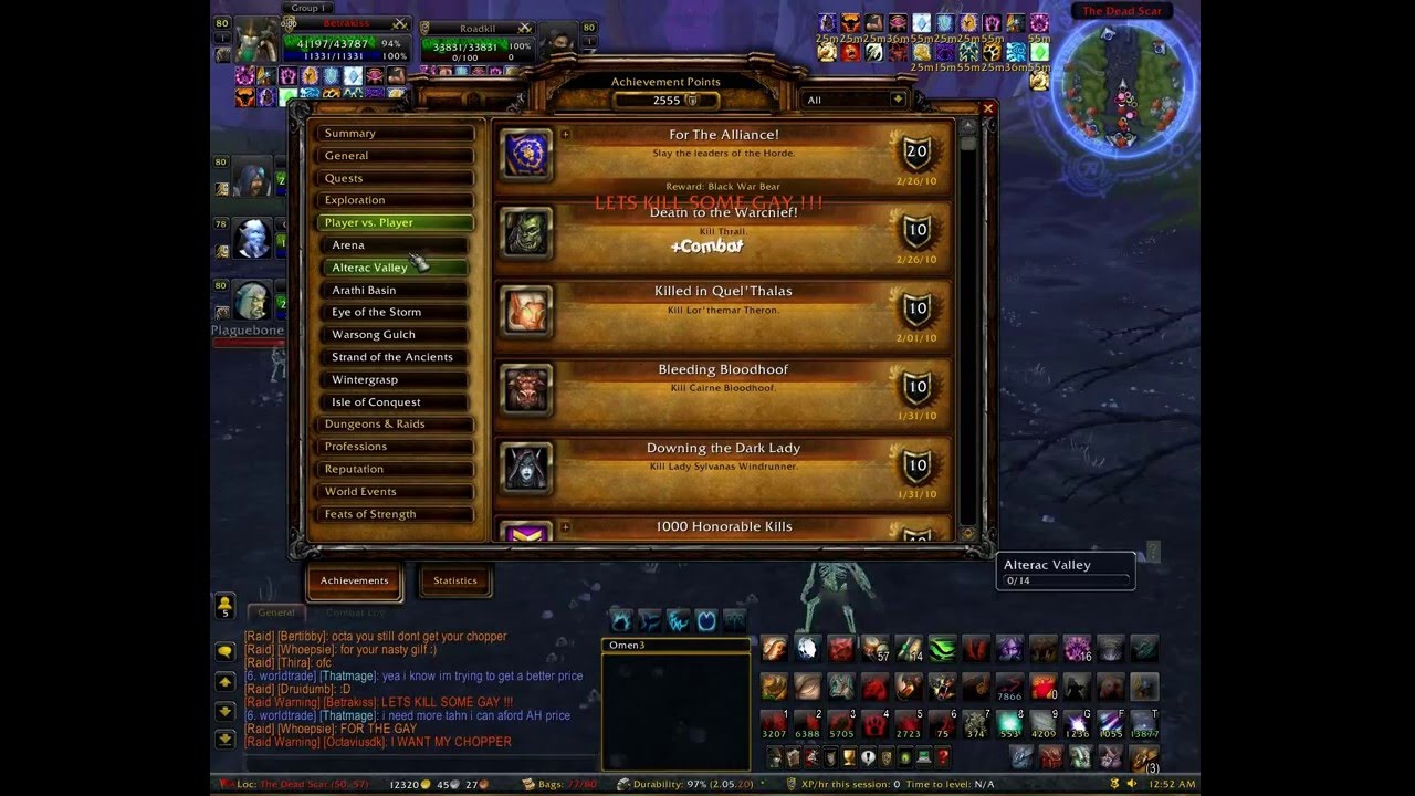 For The Alliance Achievement - All 4 Bosses on Spermik Part 2 [HD]