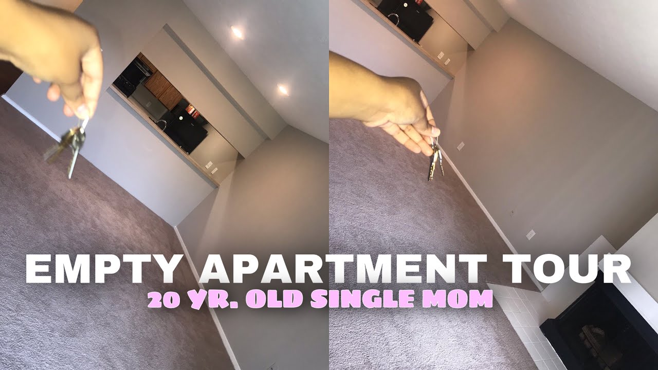 Empty Apartment Tour🏡!! | 20 Years Old| 📍Single Mom