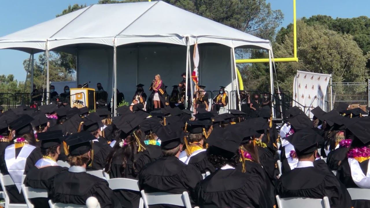 Kat @ Penn HS graduation, The Climb by Miley Cyrus