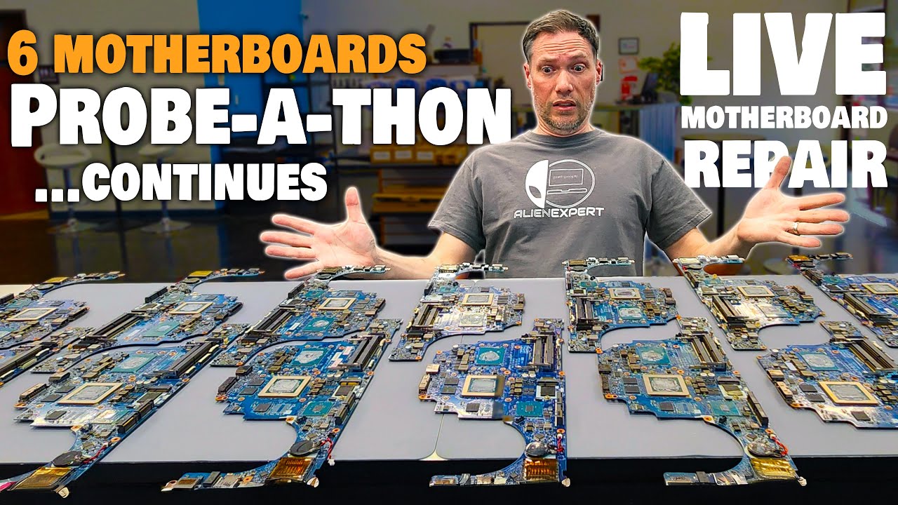 [Live Repair] -- Can I Fix 6 Alienware Motherboards In On Stream?
