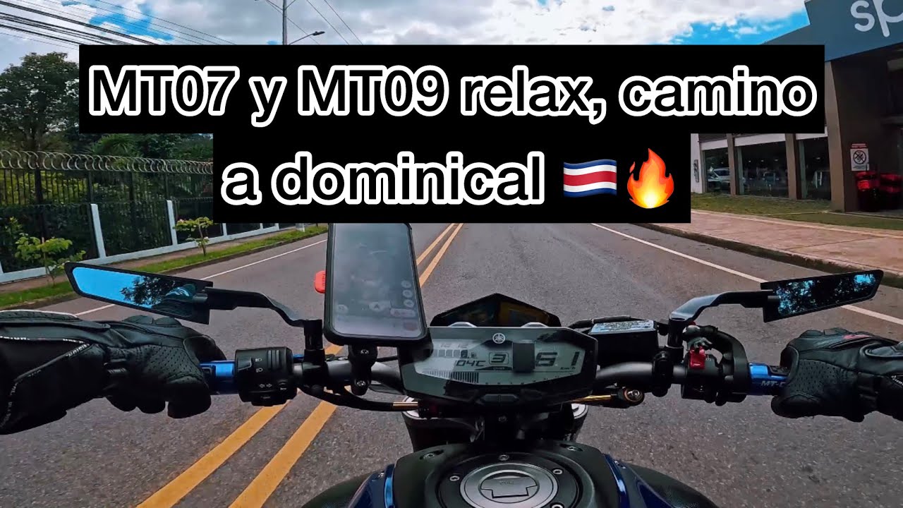 MT07 y MT09 chill hacia costanera 🔥🇨🇷