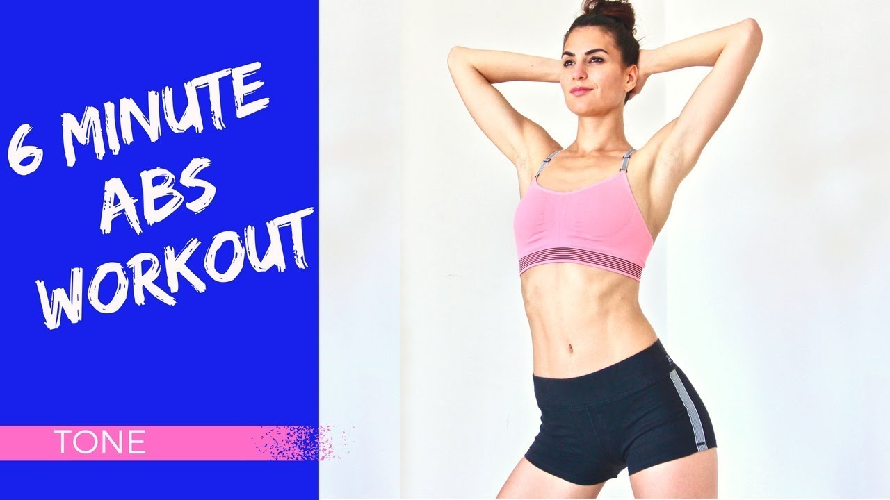 6 Minute Abs Workout - No Equipment Needed