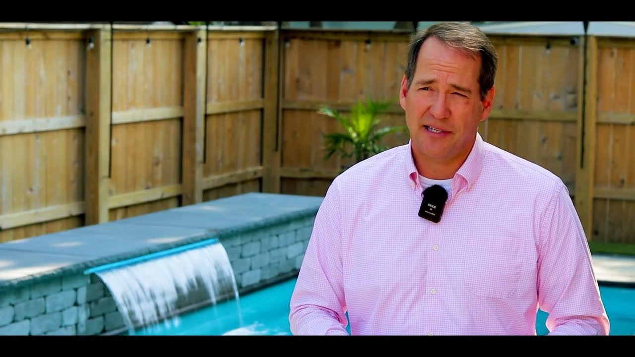 Jay From Virginia Beach who is loving his new 20 foot Vision by Imagine Pools 2022.