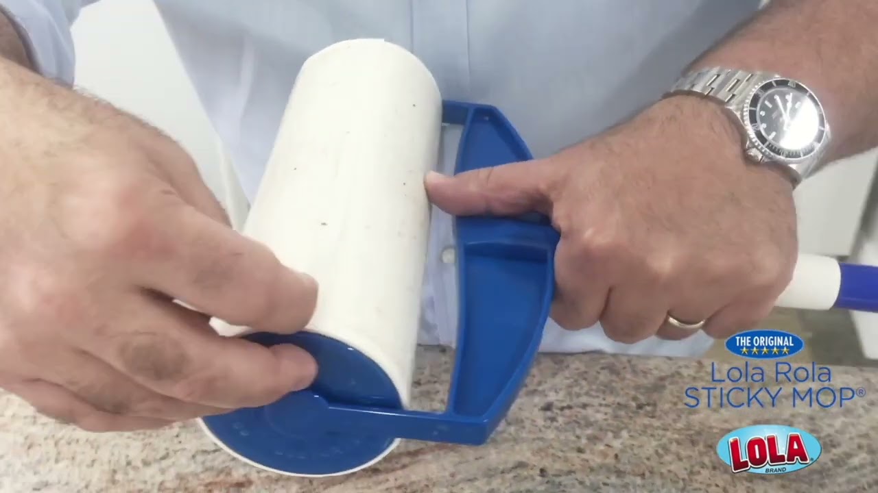 Lola Rola Sticky Mop - How to - Use and Care Instructional Video