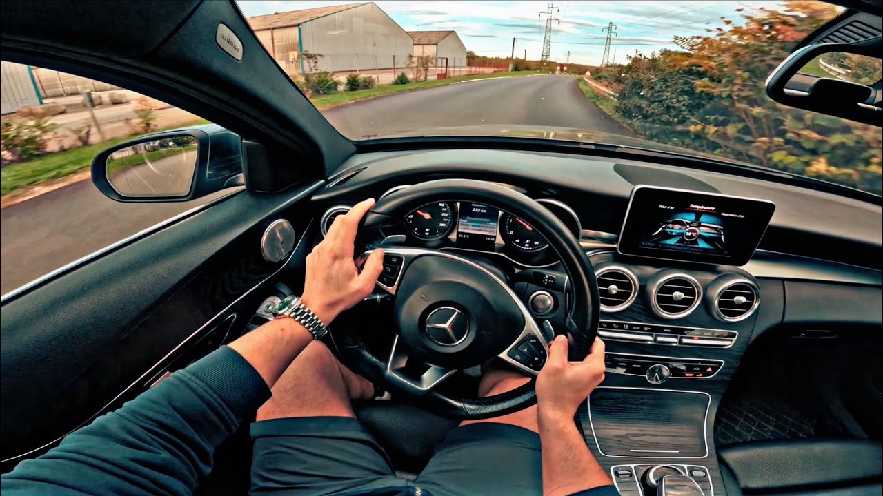 2017 Mercedes C220d W205 170 Hp SportLine 7G tronic - POV DRIVE