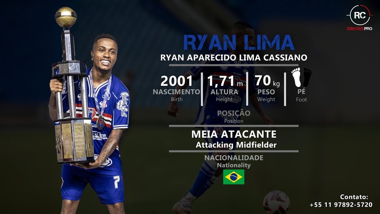 Ryan Lima - Meia Atacante (Attacking Midfielder) - 2025