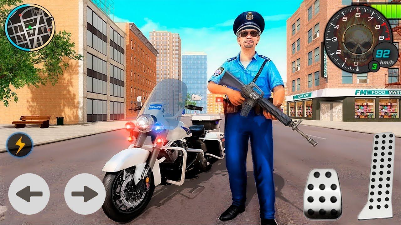 Police Moto Bike Chase Crime Shooting Games - #3 Android Gameplay