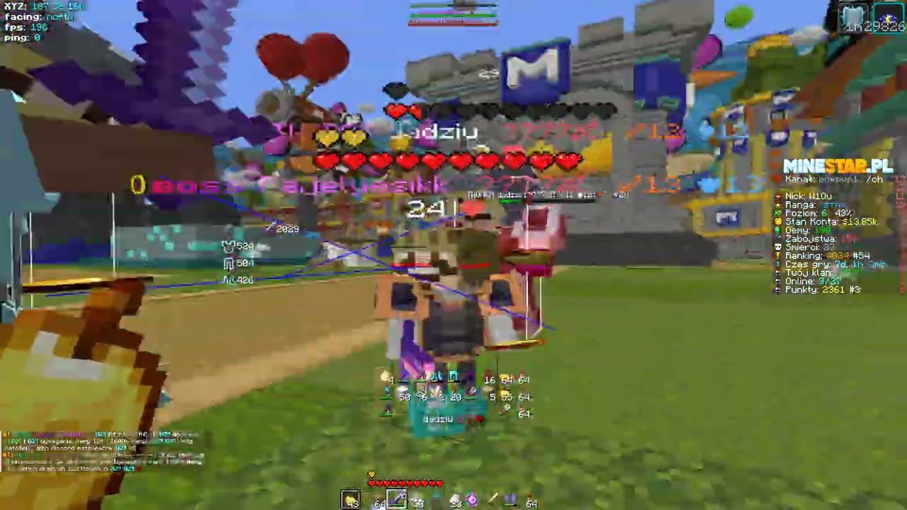 MINESTAR.PL || BOX PVP MONTAGE || GRACZE ODDAWAJA ITEMY losowanie 20k