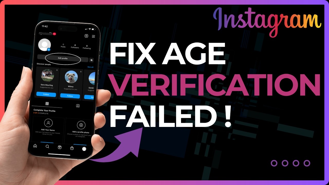 How to Fix Instagram Age Verification Failed !