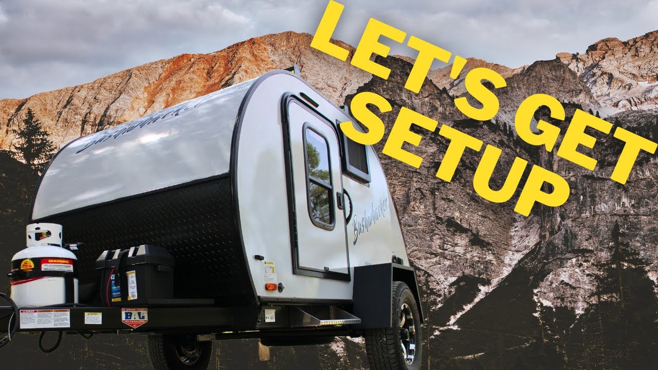 Teardrop Setup | Rental RV Setup | Braxton Creek Bushwhacker 10HD