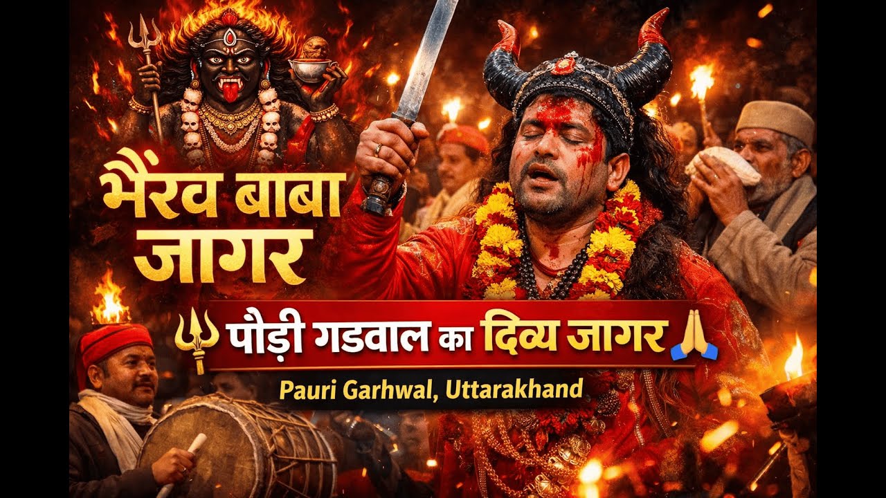🌺 भैरव बाबा जी जागर #भैरवबाबा #GarhwaliJagar जागरी सौरभ रावत 🔱 देव जागर आस्था और शक्ति 🙏