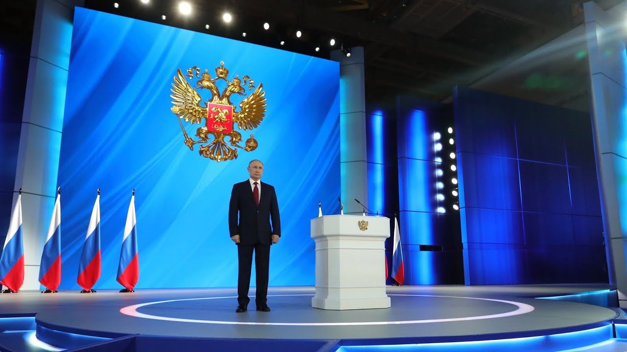 HD Russian Anthem 2020 President Vladimir Putin of Russia Speak 15 January 2020