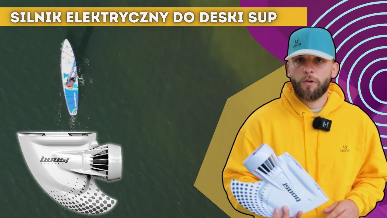 Silnik elektryczny do Deski SUP | Boost FIN Standard vs Long Range