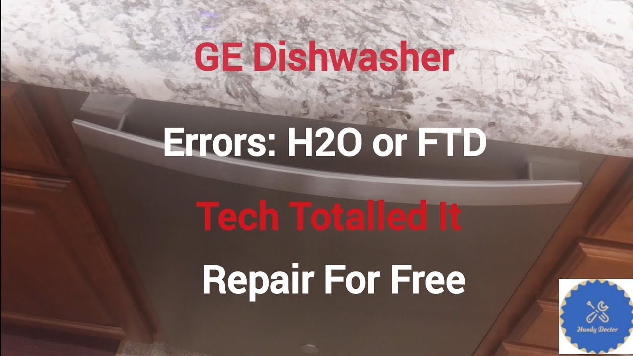 Ошибки посудомоечной машины GE H2O или FTD; Ремонт за 10 минут за 0 долларов, пока техник её разо...