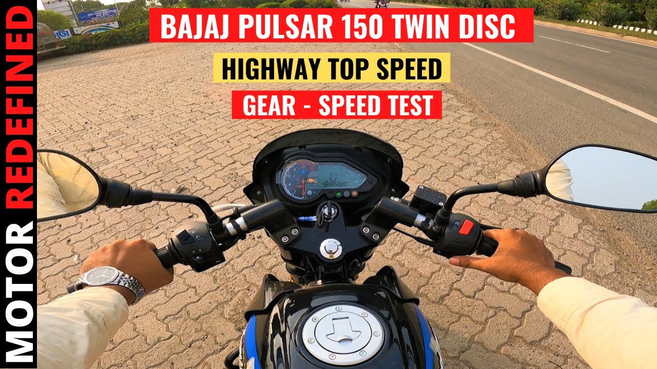 Finally Bajaj Pulsar 150 Twin Disc Top Speed & Gear - Speed Test is here.