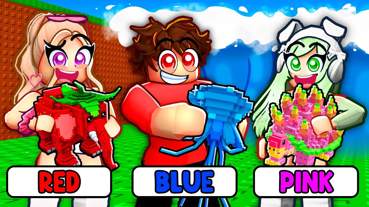 The ONE COLOR Brainrot Challenge In Escape Tsunami For Brainrots...