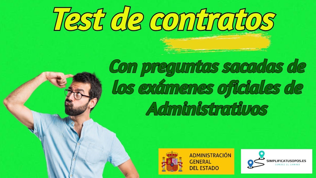 Test sobre la Ley de Contratos del Sector Público para Administrativos de la AGE