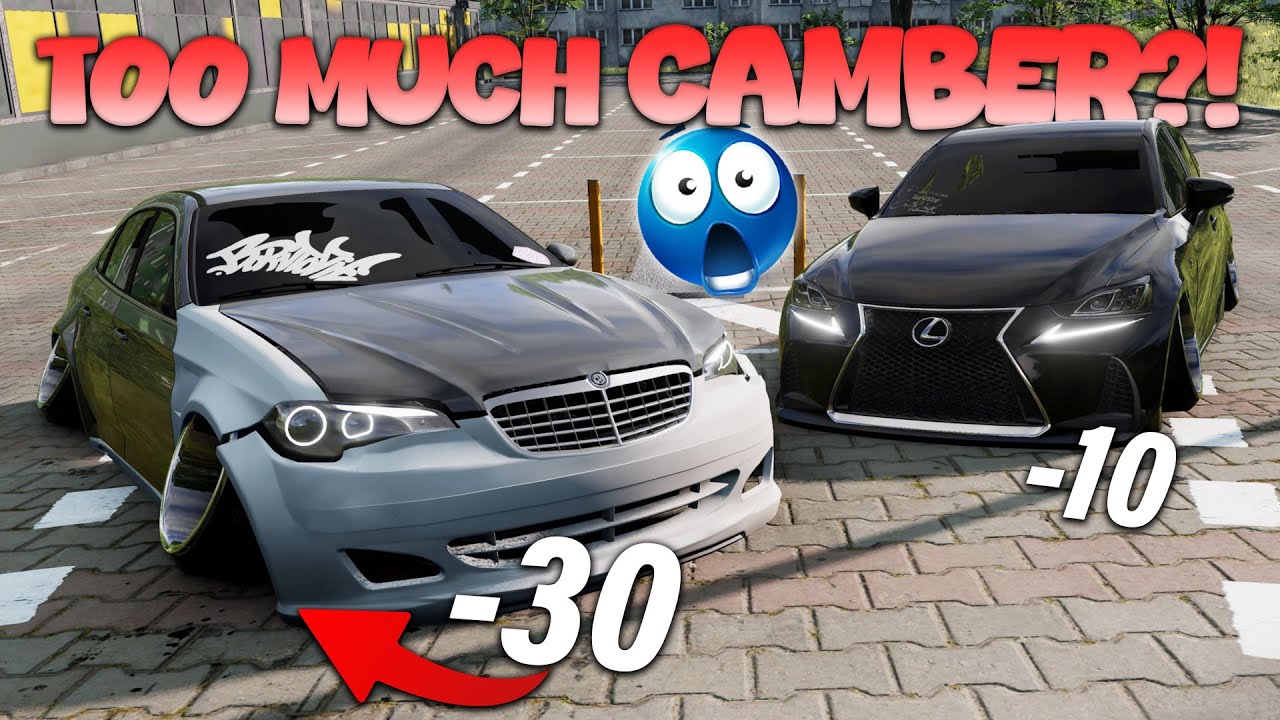 HOW MUCH CAMBER IS TOO MUCH CAMBER?!!? || BeamNG.Drive