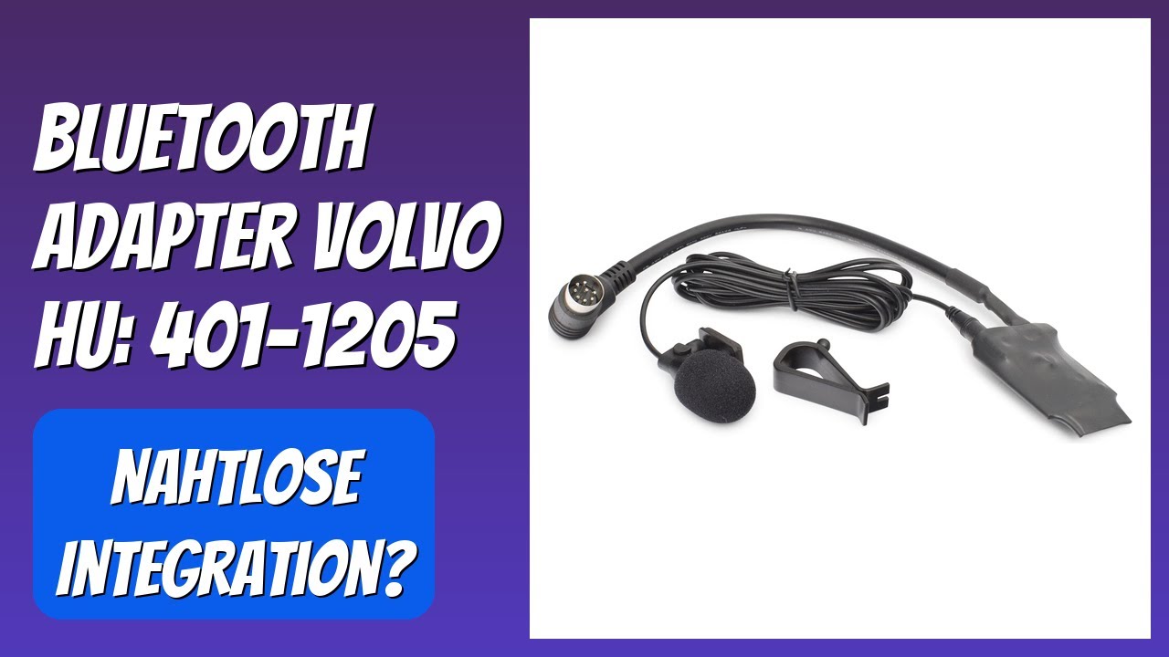 BEWERTUNG (2025): Bluetooth Adapter Volvo HU: 401-1205. WESENTLICHE Einzelheiten