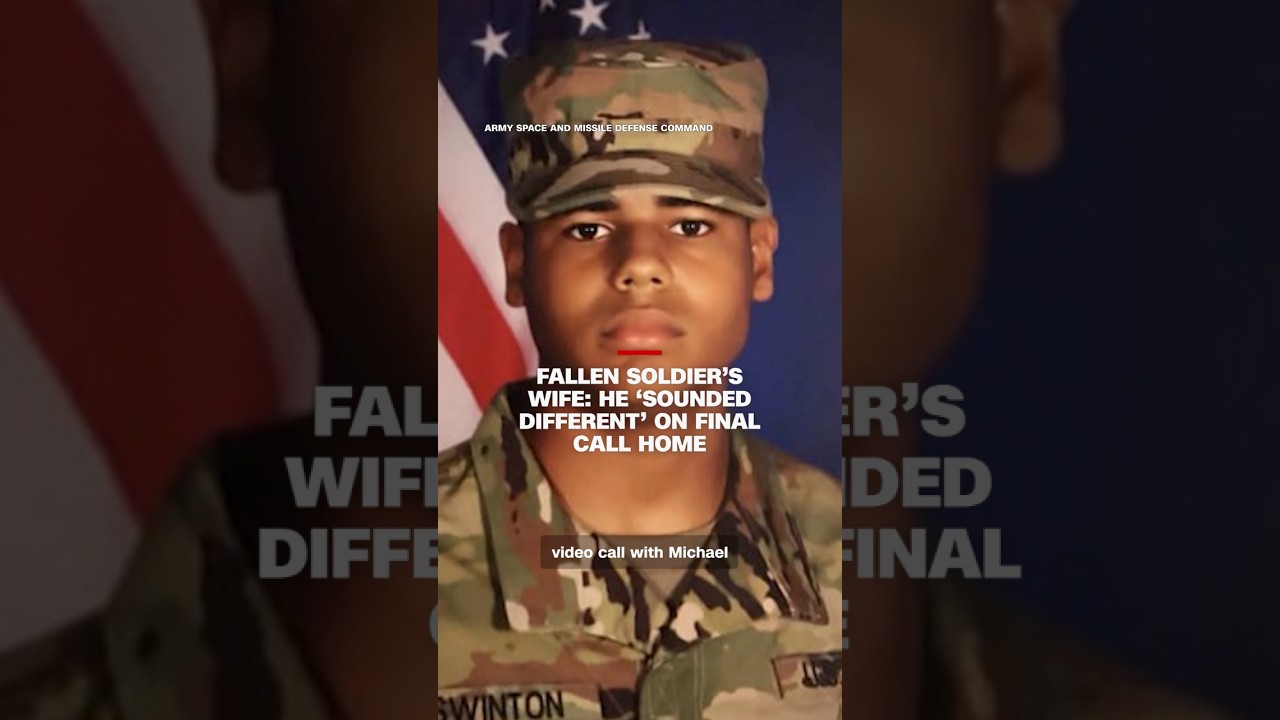 Fallen soldier's wife: He 'sounded different' on final call