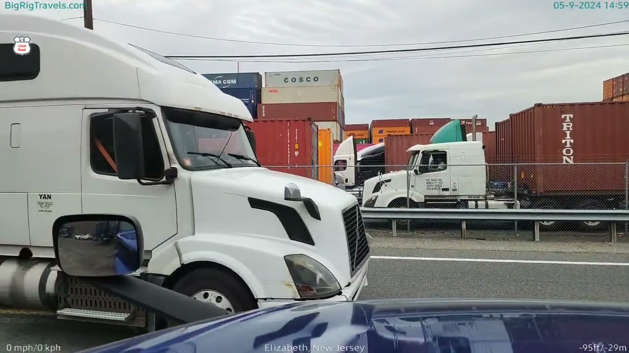 BigRigTravels LIVE | Elizabeth to Woodbridge Township, NJ (5/9/24)