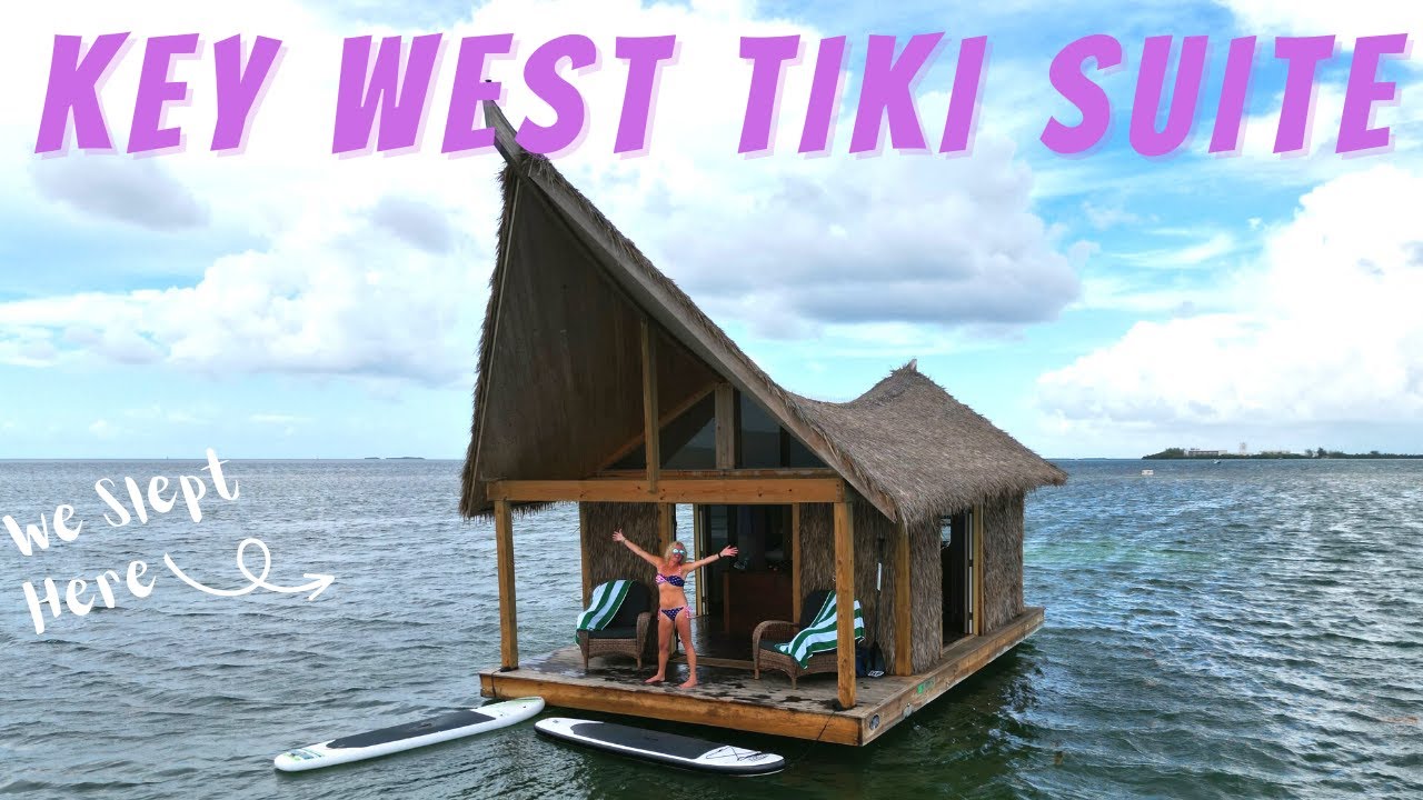 One Night on this floating Tiki Suite in Key West!