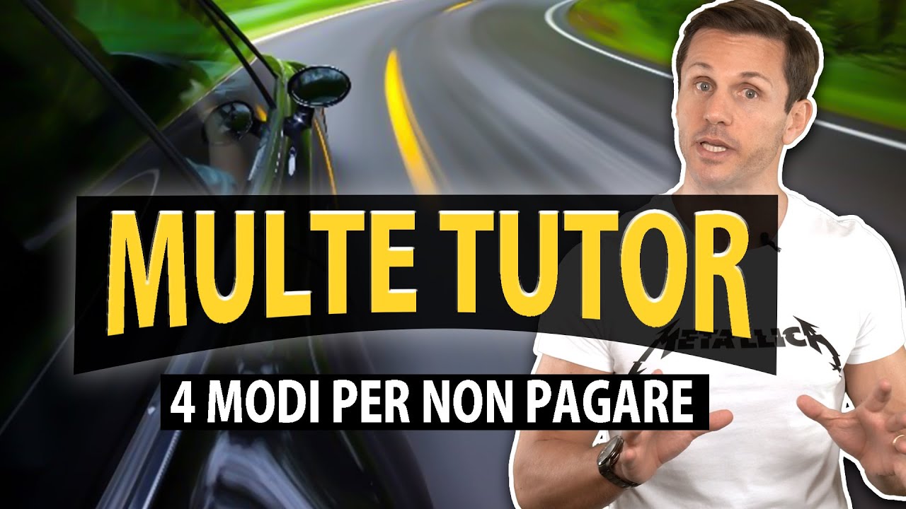 Tutor: 4 metodi infallibili per non pagare la multa | avv. Angelo Greco