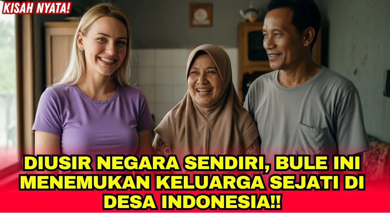 DIBENCI KELUARGANYA, DIHINA SAHABATNYA - BULE INI JUSTRU DISAYANG KELUARGA MISKIN DI INDONESIA!!