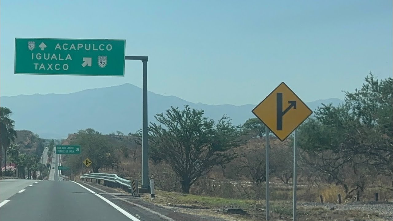 Recorrido de la Autopista del Sol a Puente de Ixtla Morelos México 