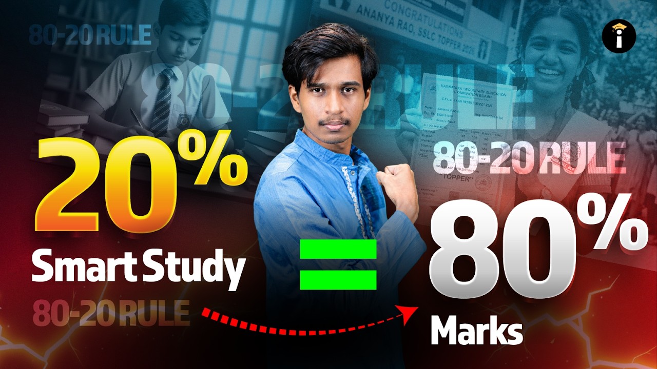 80/20 Rule for Board Exams – The Game-Changer Strategy for Toppers 🎯