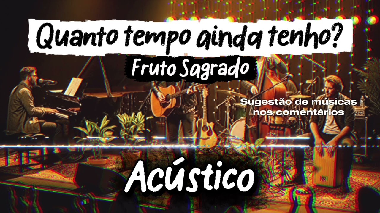 QUANTO TEMPO AINDA TENHO - FRUTO SAGRADO | ACÚSTICO | IA COVER