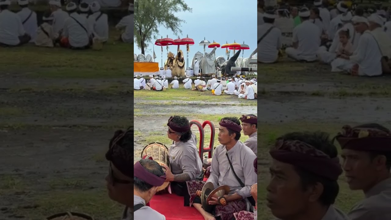 WSPM, Sabtu 14 Peb 2026 lunga Melasti ring Pura Pantai Masceti Gianyar