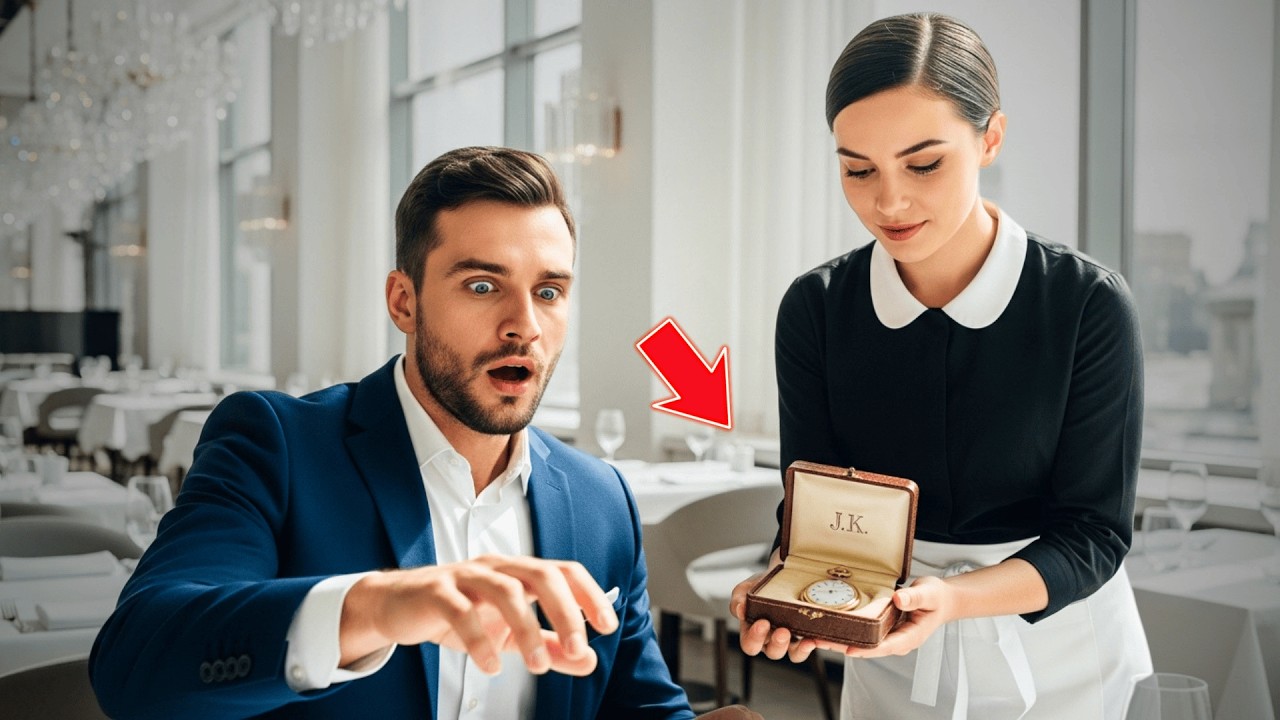 Kelnerka przyniosła mu zegarek znaleziony w restauracji&hellip; milioner zamarł bo był jego ojca